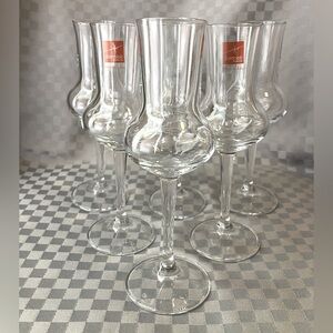 Bormioli Rocco Riserva Cocktail Glass Set of 6 2.75 oz Made in Italy